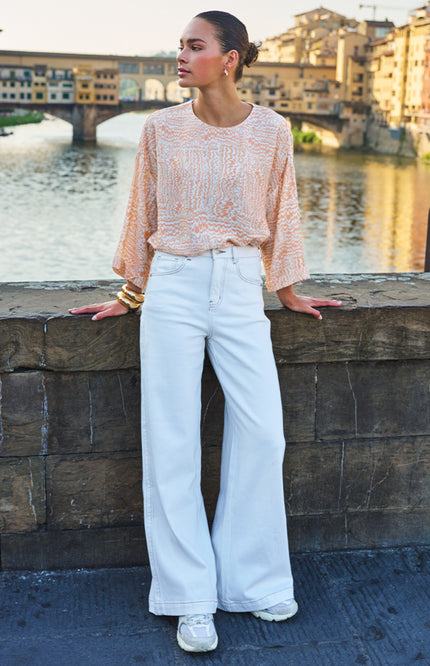 Jeans Wide Offwhite SP26.12022