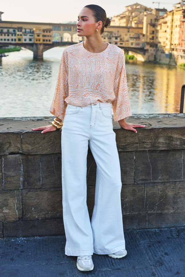 Jeans Wide Offwhite SP26.12022