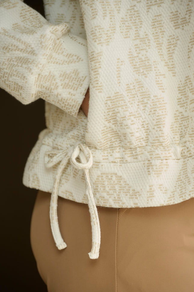 Jacket Nora Offwhite Gold 255