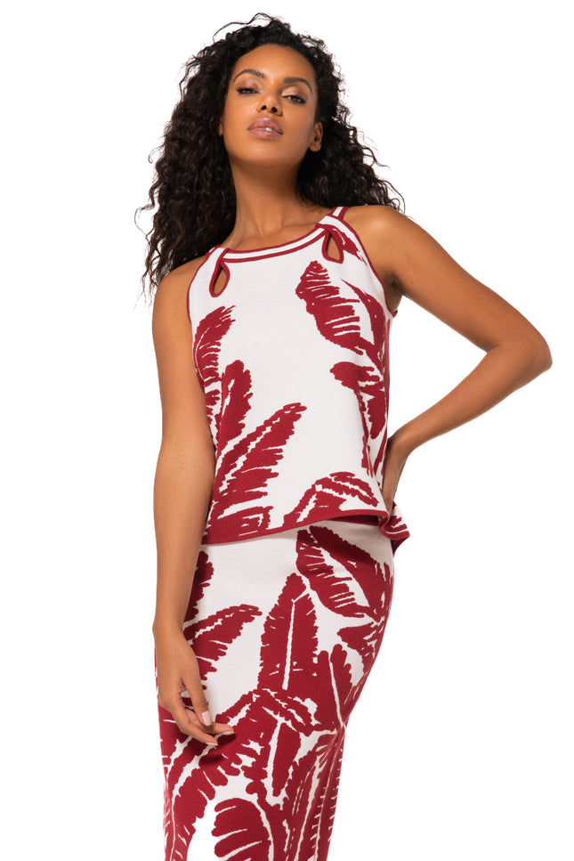 Top Bladmotief Multi Color 1252-59