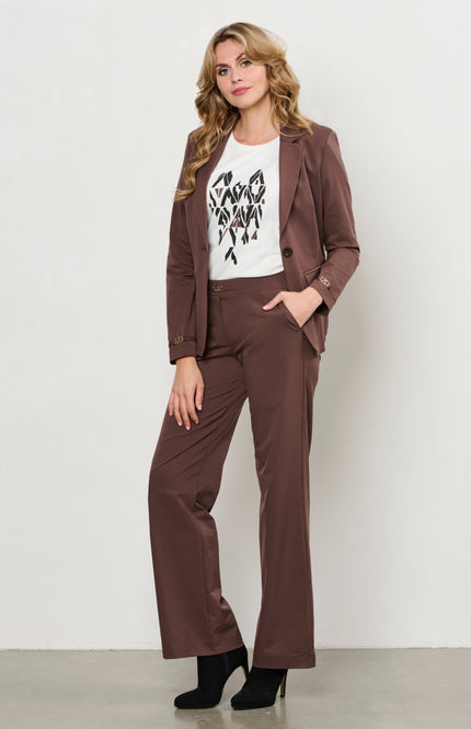 Travel Broek Perrine Chocolate PA378