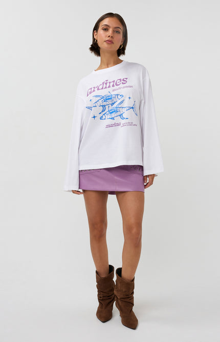 Studio Amaya Top Sardines White Stretchshop.nl