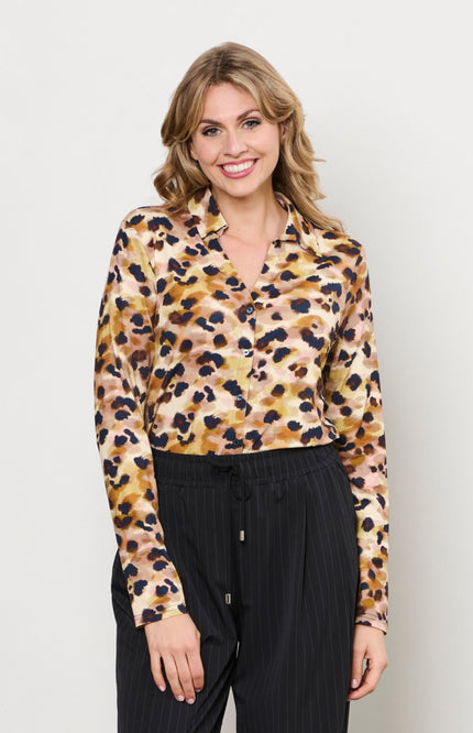 Blouse Vayen Animal Dot Beige Multi BL385
