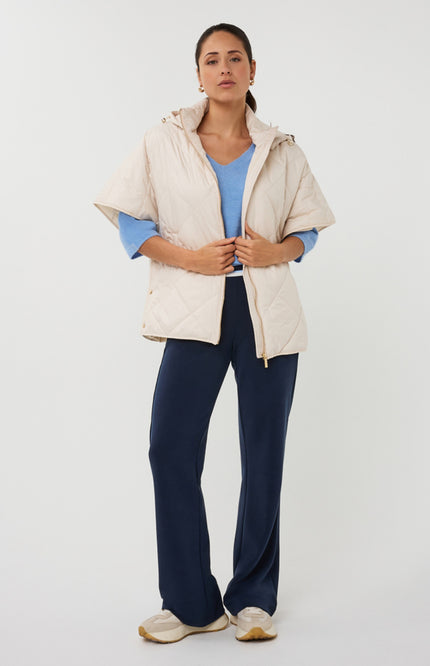 EsQualo Bodywarmer Light Sand SP26.37009 Stretchshop.nl