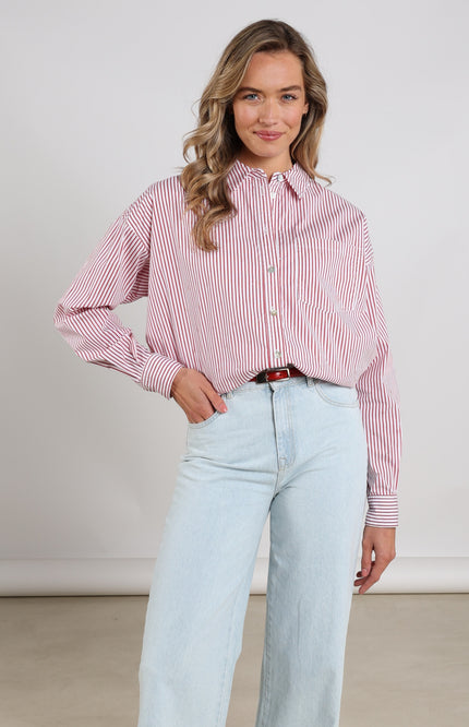 Nukus Blouse Ariana Kiss Offwhite NKS02104 Stretchshop.nl