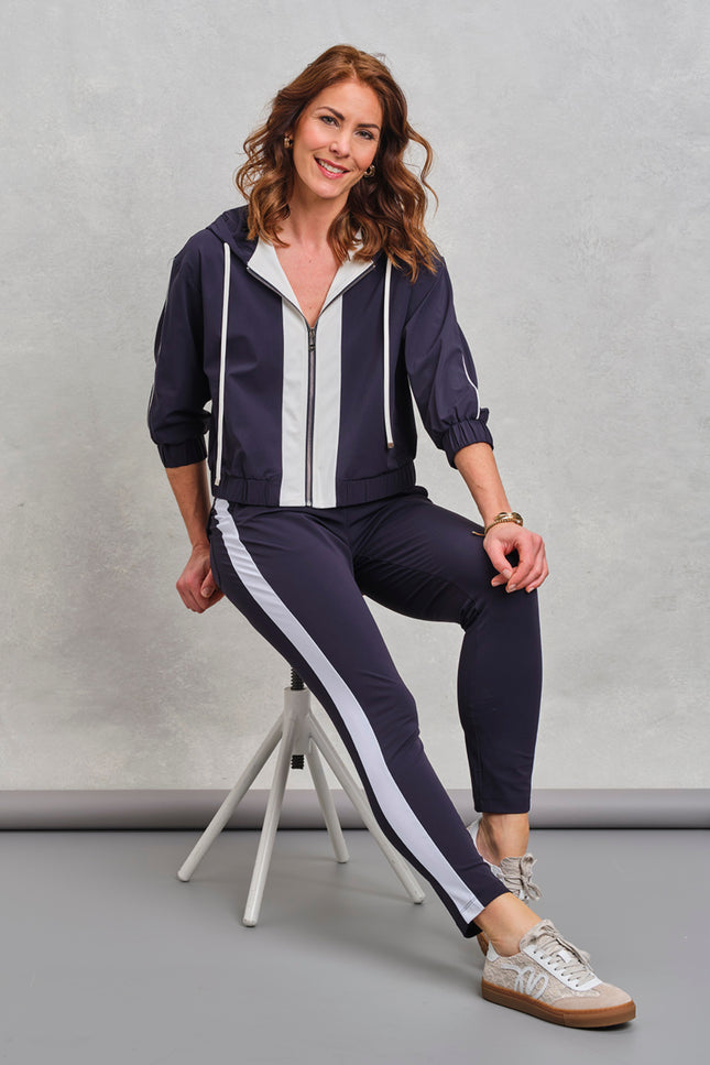Zoso Travel Jacket Roos Navy 262 Stretchshop.nl