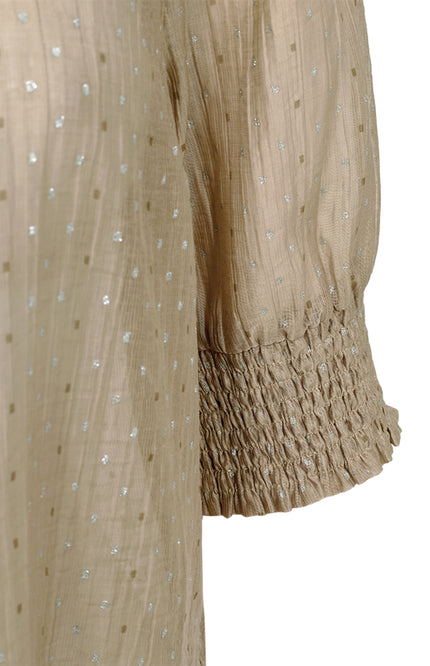 Freequent Blouse Fqlory Silver Mink Silver 208002 Stretchshop.nl