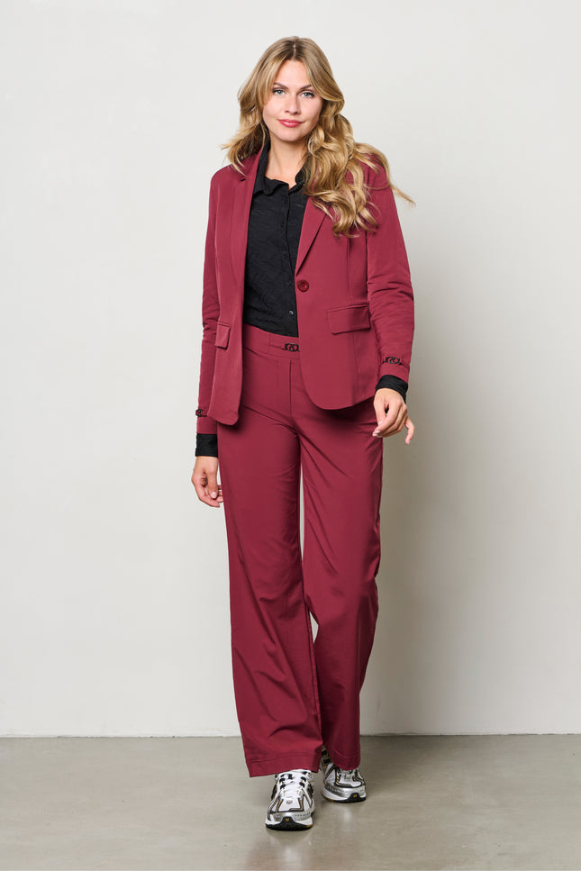 Travel Broek Perrine Wine Red PA378
