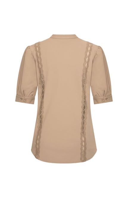 Travel Top Lace Latte 202828