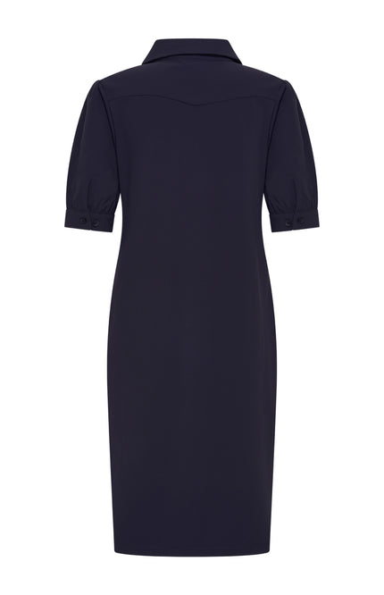 Mi Piace Travel Jurk Polo Navy 202605 Stretchshop.nl