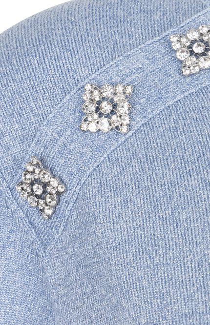 Sweater Lurex Blue F25.31504