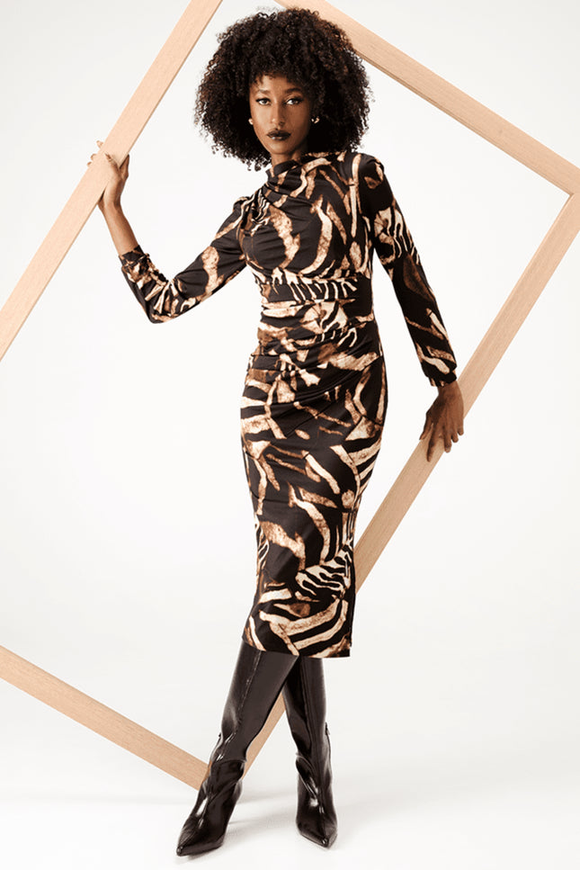 Jurk Met Dieren Design B203-P028