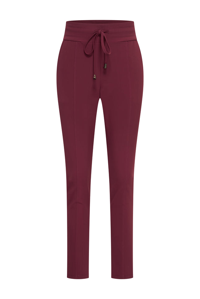 Bonded Travel Broek Burgundy 202632