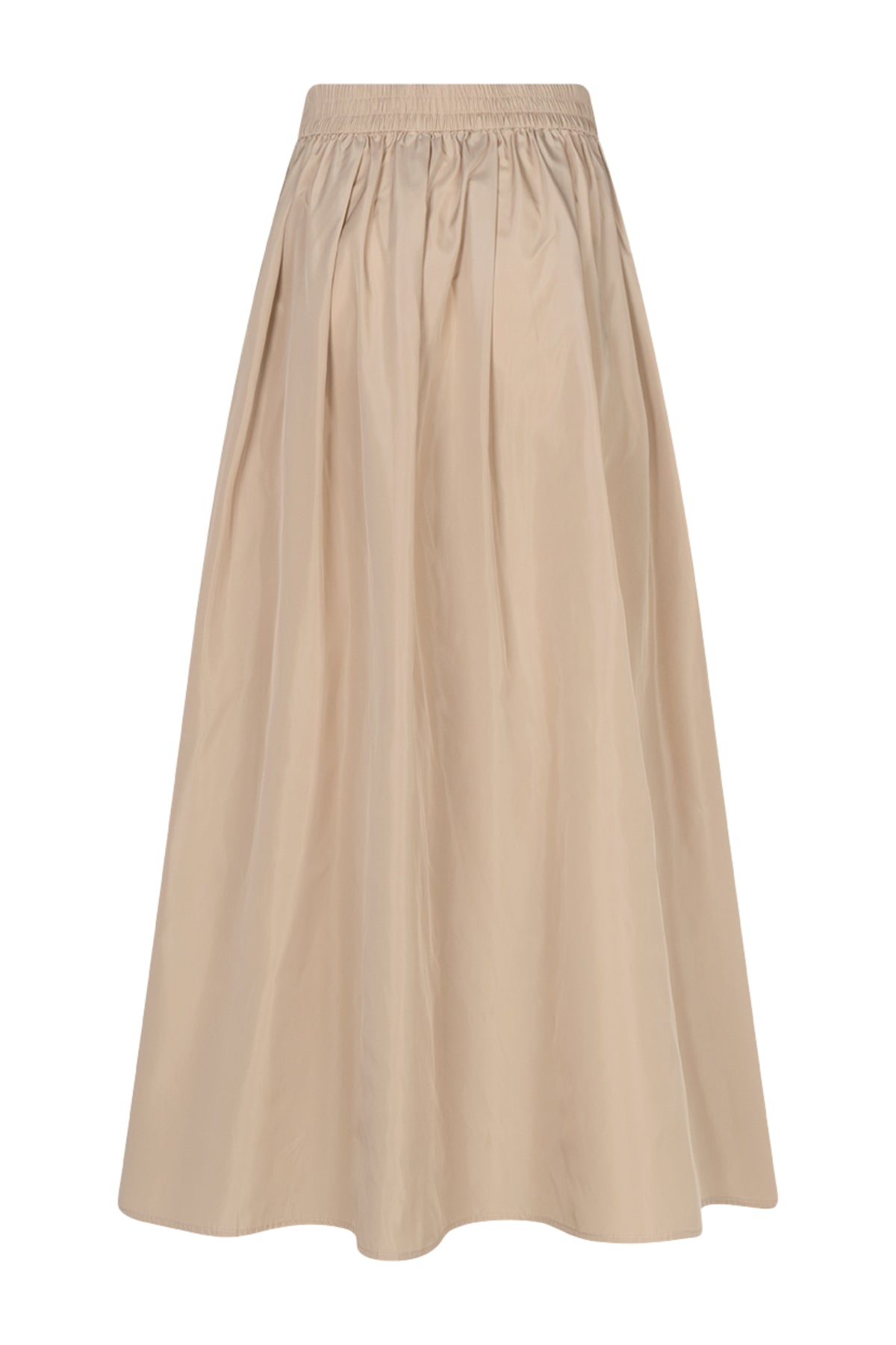 Beige Sana Ostra rok van Ibana met sierlijke details en elegante pasvorm, geschikt voor casual en feestelijke gelegenheden.