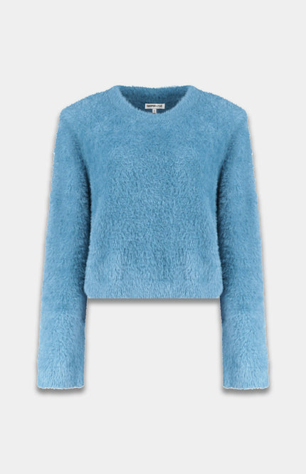 Harper & Yve Sweater Nina Azure Blue AW25W502 Stretchshop.nl