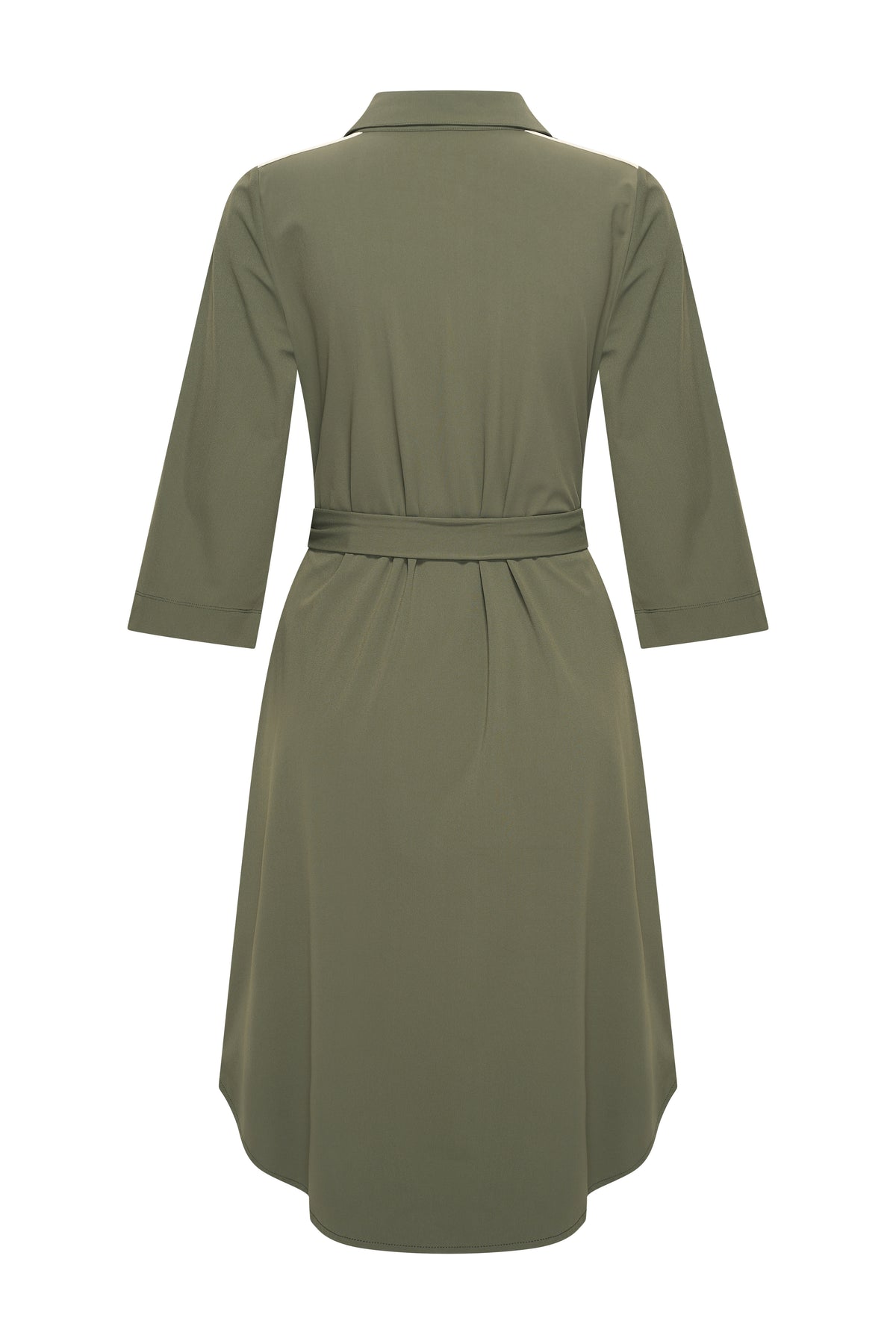 Mi Piace Travel Jurk Tape Deep Depth, elegante damesjurk met diepe halslijn, geschikt voor reizen en speciale gelegenheden.