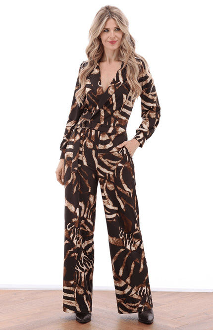 K-design Jumpsuit Met Design B200-P028 Stretchshop.nl