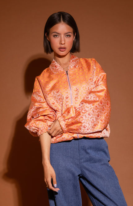 Bomber Alice Multi Print