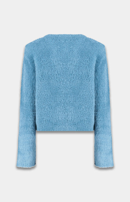 Harper & Yve Sweater Nina Azure Blue AW25W502 Stretchshop.nl