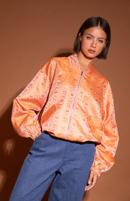 Bomber Alice Multi Print