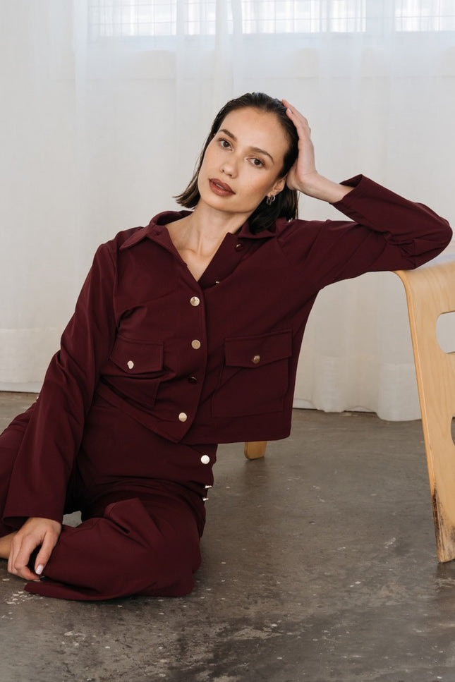 Travel Jacket Darlijn Plum