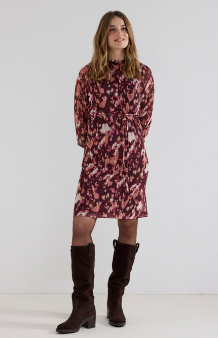 Jurk Berry Blaze Print Berry C32-21-501