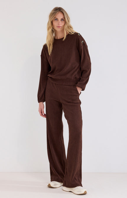 Trui Dropped Shoulder Chocolate C49-21-601