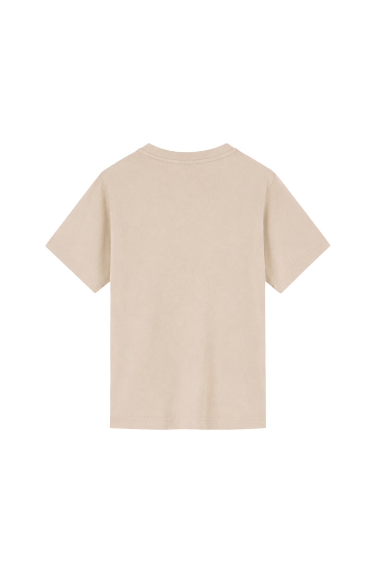 Elvira Casuals T-shirt Oui Offwhite Merlot met ronde hals en korte mouwen, zichtbaar in de afbeelding.