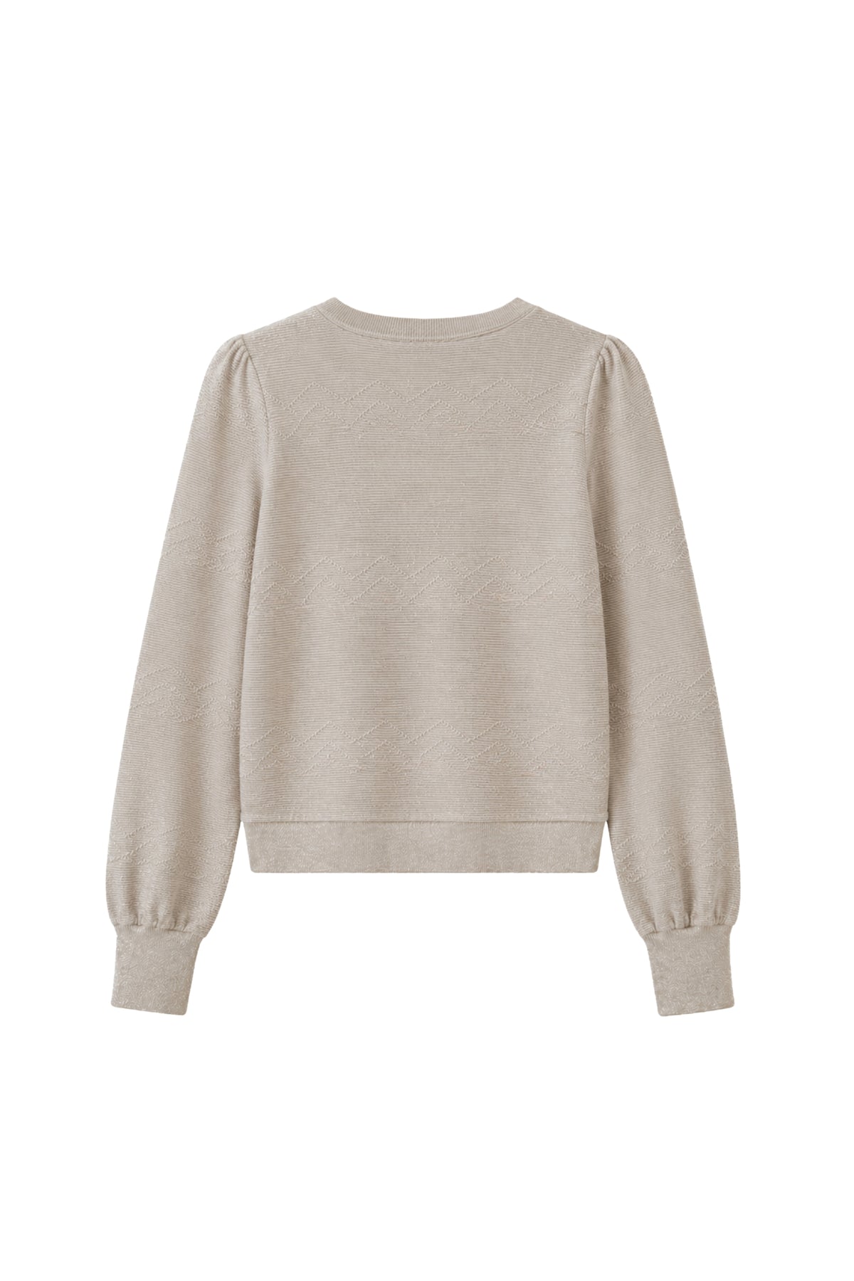 Lunelle Stardust trui van Elvira Casuals in lichtblauwe kleur met zachte stof en ronde hals.