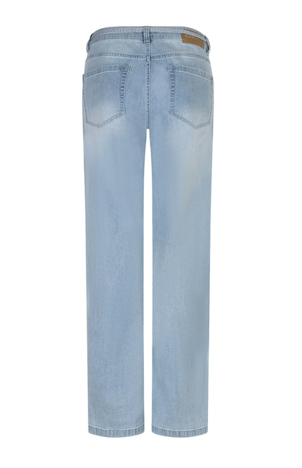 Red Button Broek Colette Belt White Bleach SRB4848 L33 Stretchshop.nl