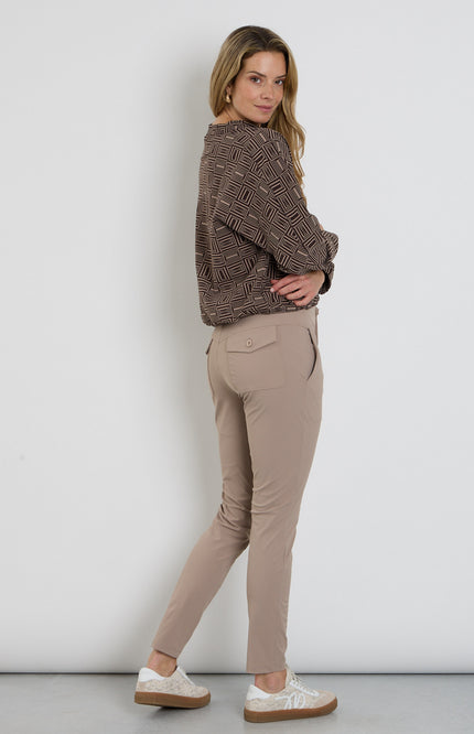 Travel Broek Amber Taupe