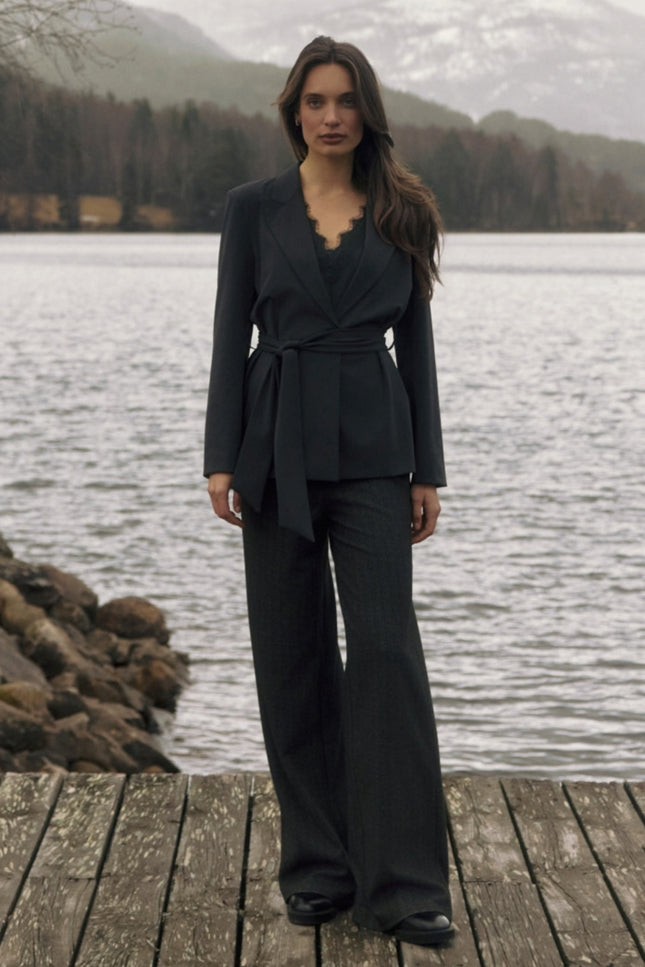 Broek Chelsea Tweed Dark Grey L14.301.3639