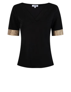 Zoso Travel blouse macy black kit 242 Stretchshop.nl