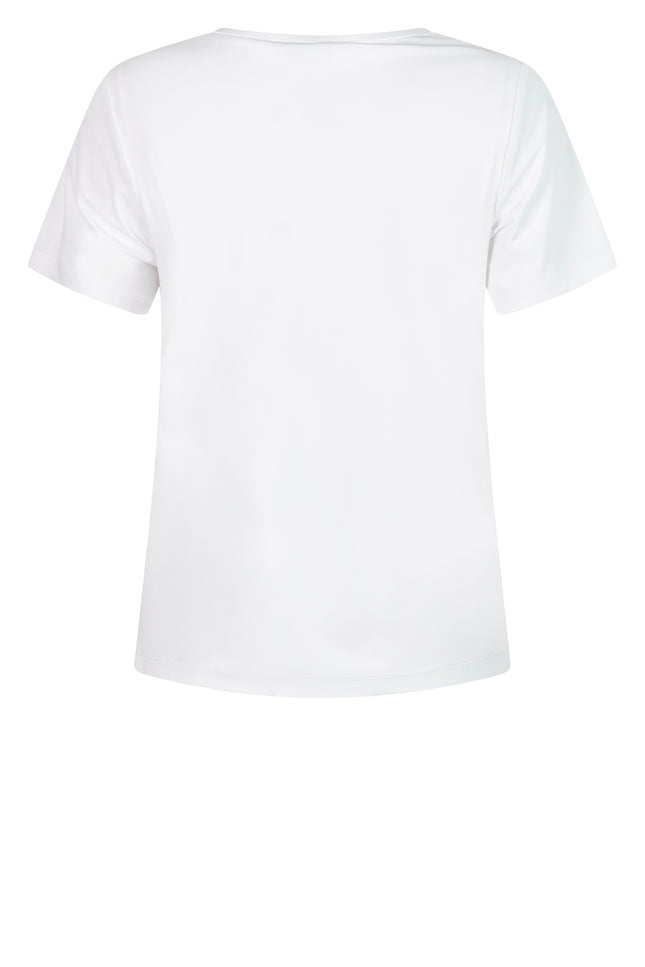 Travel t-shirt posh white 242 - Stretchshop.nl