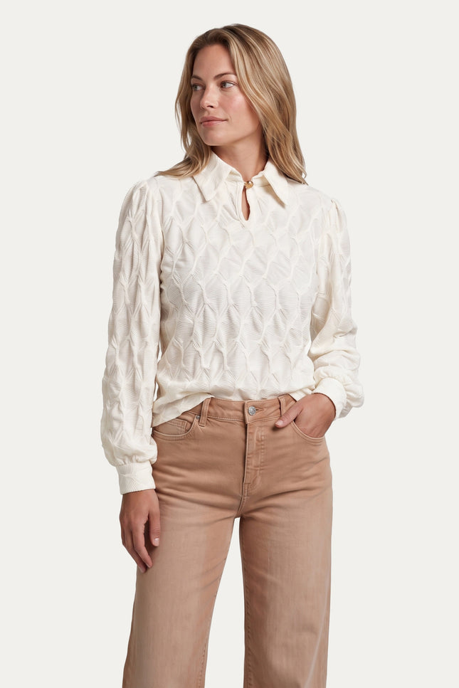 Top Lucasta Wool White