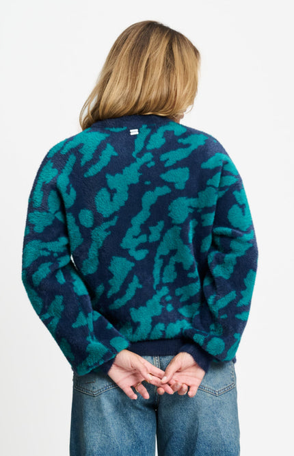 Trui Frida Animal Teal Green SP9817