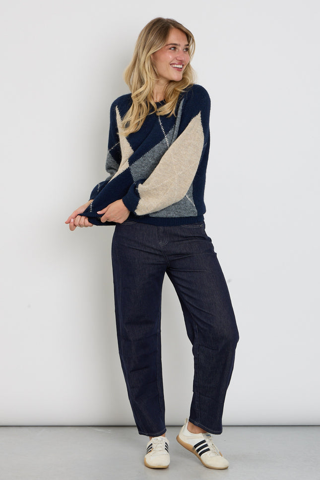 Broek Cayla Dark Blue SRB5091 L28