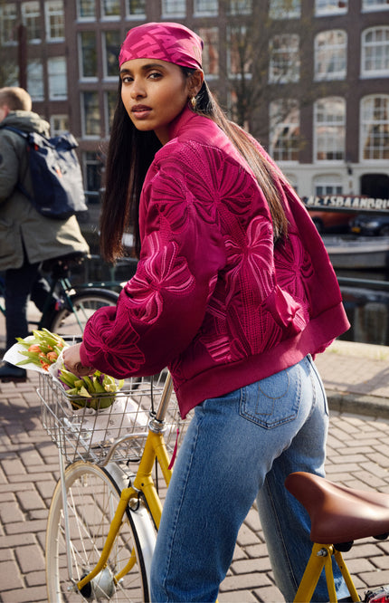 Jacket Ashley Embroidery Bows SP9745