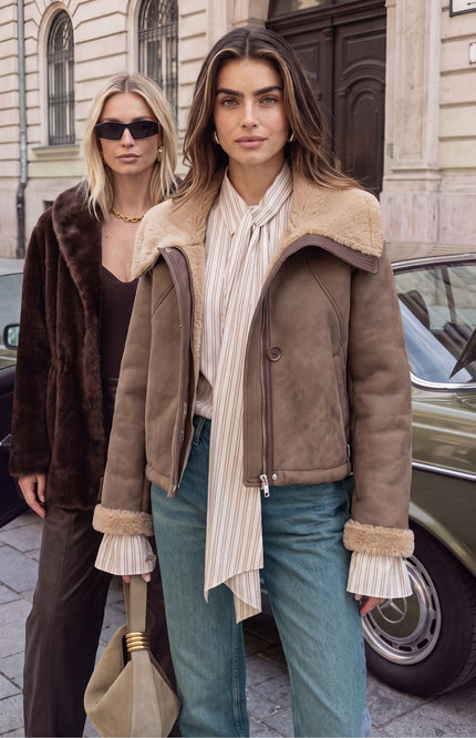 Jacket Jesmay Brownish Green