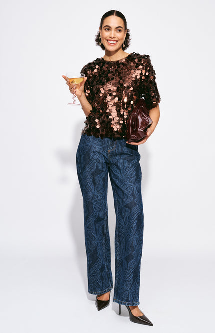 Jeans Julia Bows Mid Blue SP9748