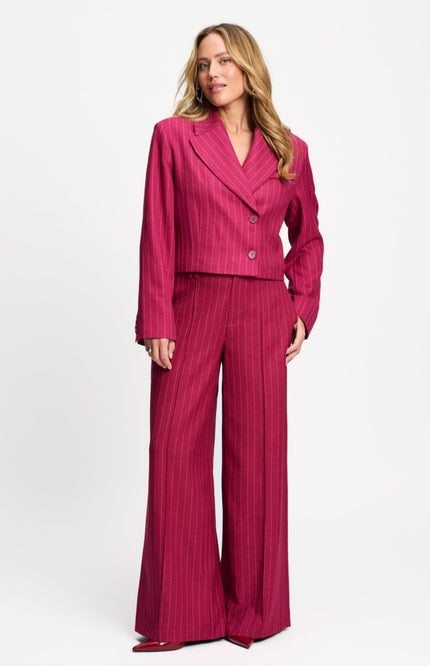 Blazer Rowan Striped Burgundy Red SP9723