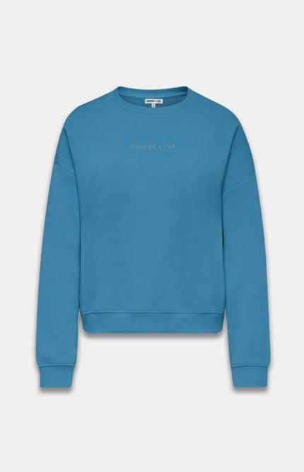 Sweater Rhinestone Vintage Blue AW25Y511