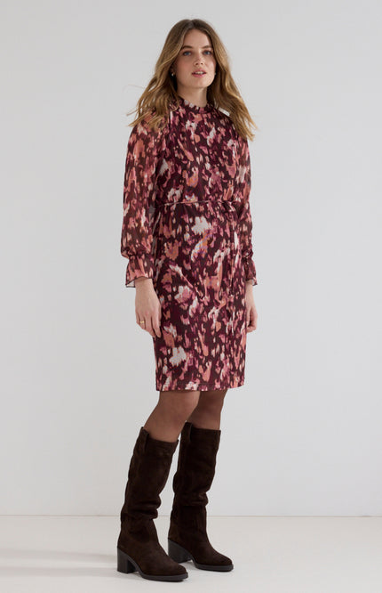 Jurk Berry Blaze Print Berry C32-21-501