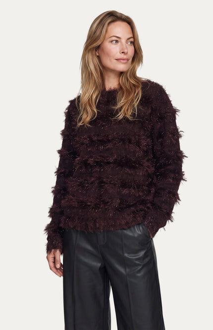 Top Amabel Warm Aubergine