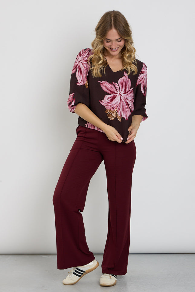 Broek Wide Leg Port 416130