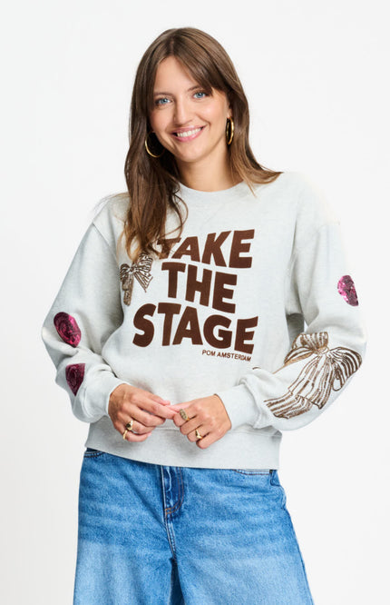 Sweater Sascha Take The Stage Grey SP9773