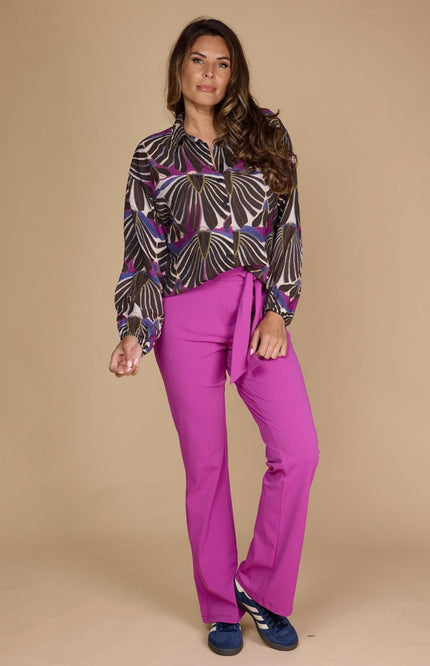 Blouse Mattie Navy Violet 265