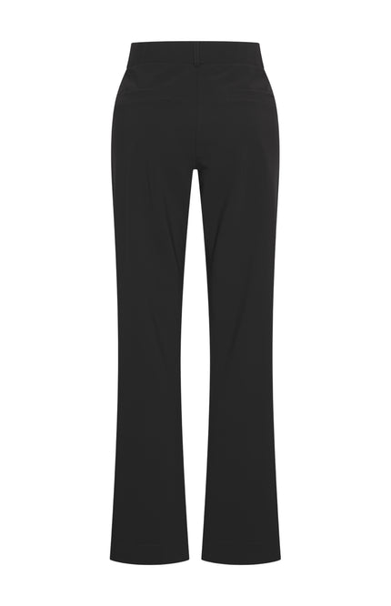 Bonded Travel Broek Straight Black 202624