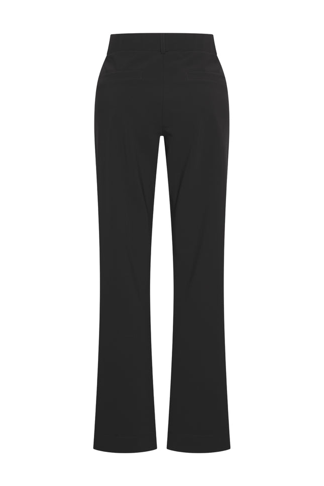 Bonded Travel Broek Straight Black 202624