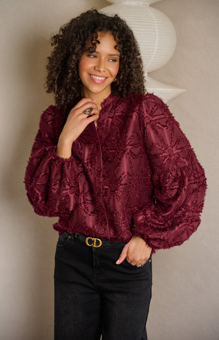 Blouse Araminta Warm Aubergine